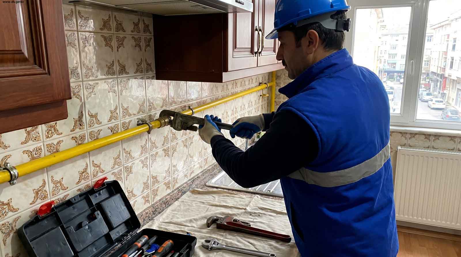 İzmir Doğalgaz Tesisat İşleri uygulaması — Çalışkan Mimarlık