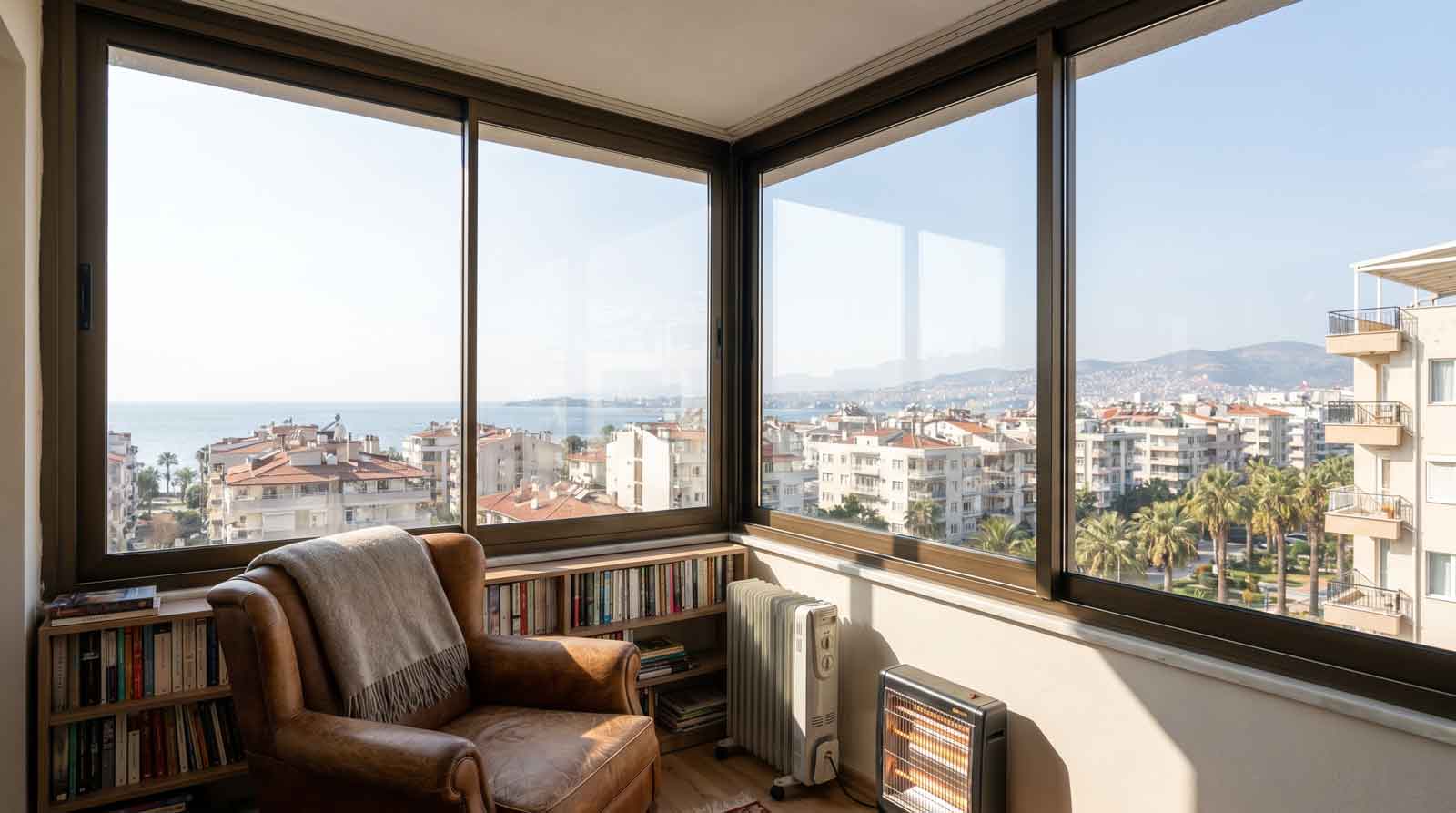 İzmir Isı Camlı Sürme Sistemler uygulaması — Çalışkan Mimarlık