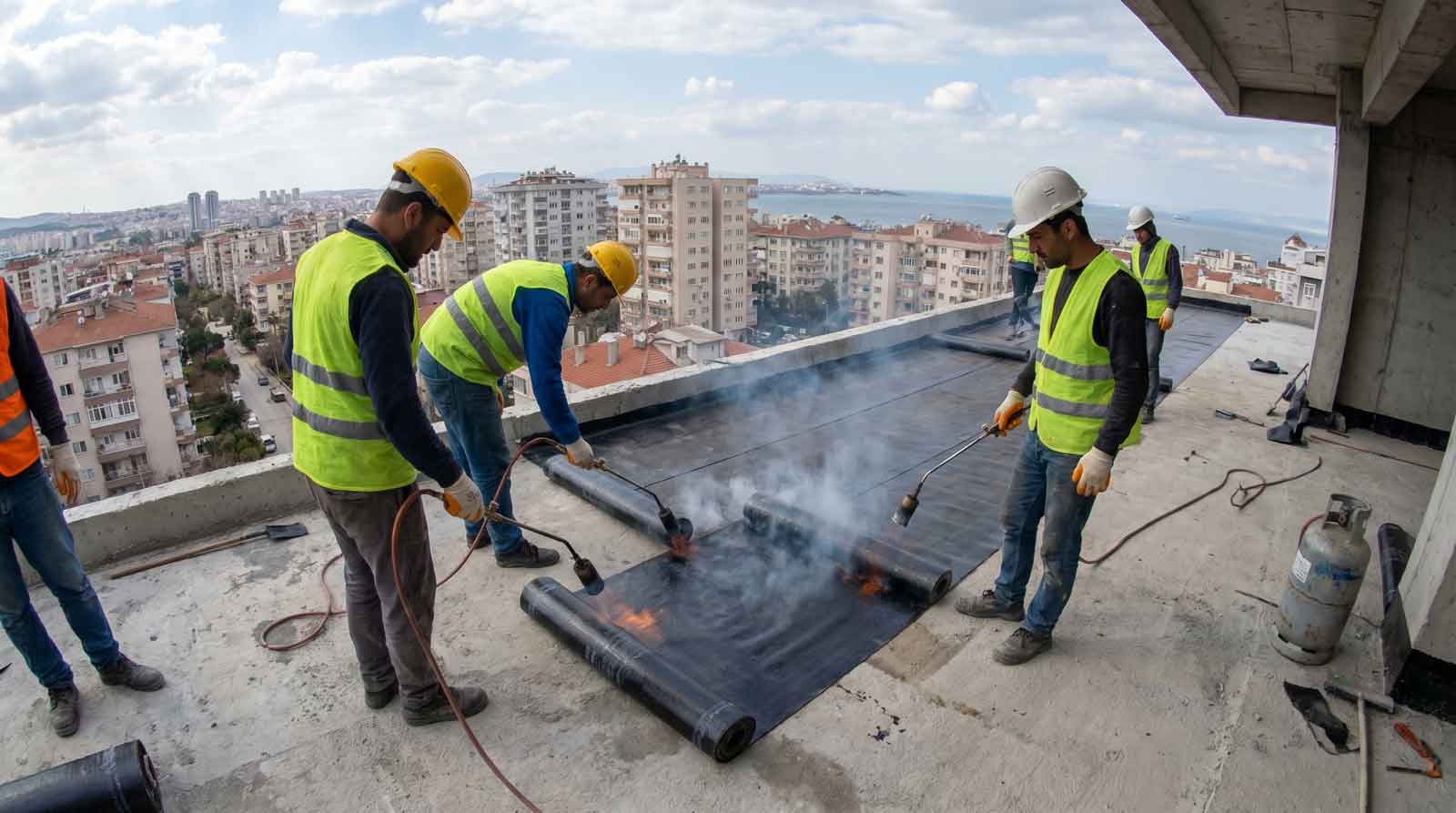 İzmir Teras İzolasyonu uygulaması — Çalışkan Mimarlık